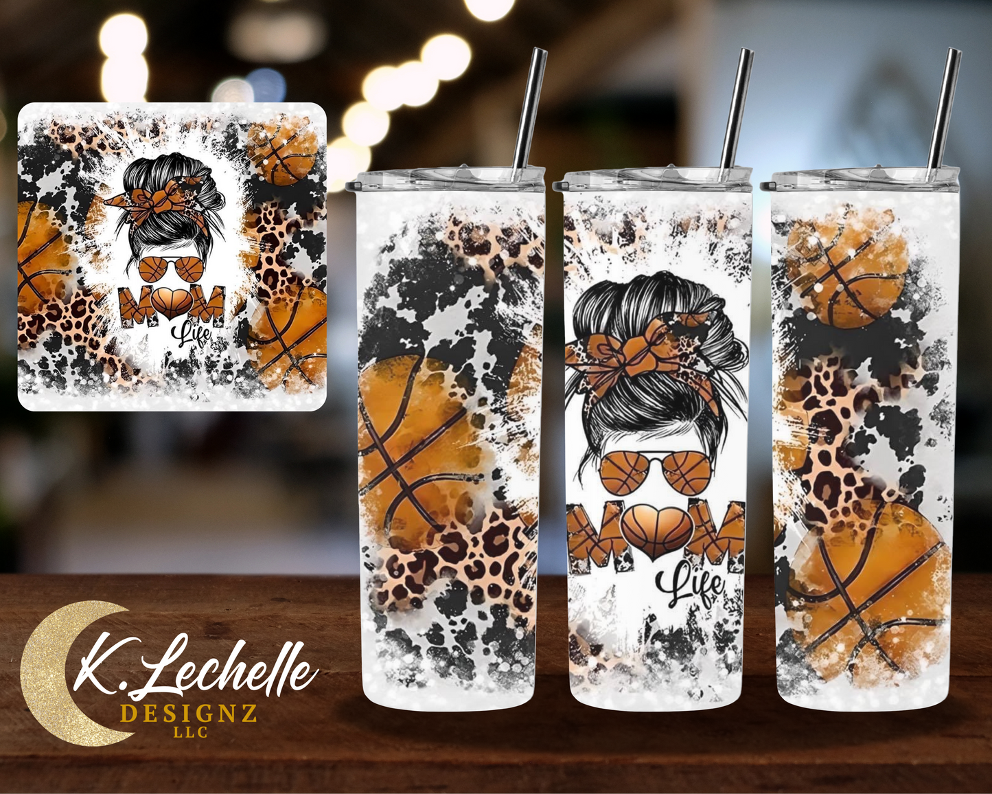 Basketball Mom Stainless Steel Tumbler
