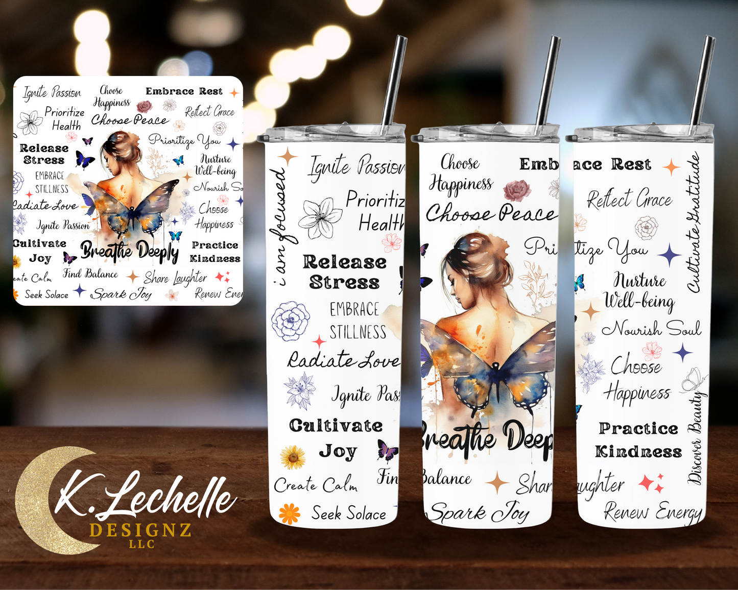 Breathe deeper Stainless Steel Tumbler