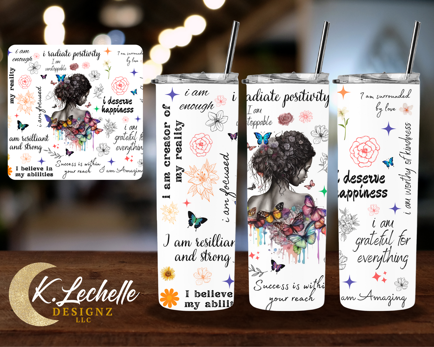 I am enough Stainless Steel Tumbler