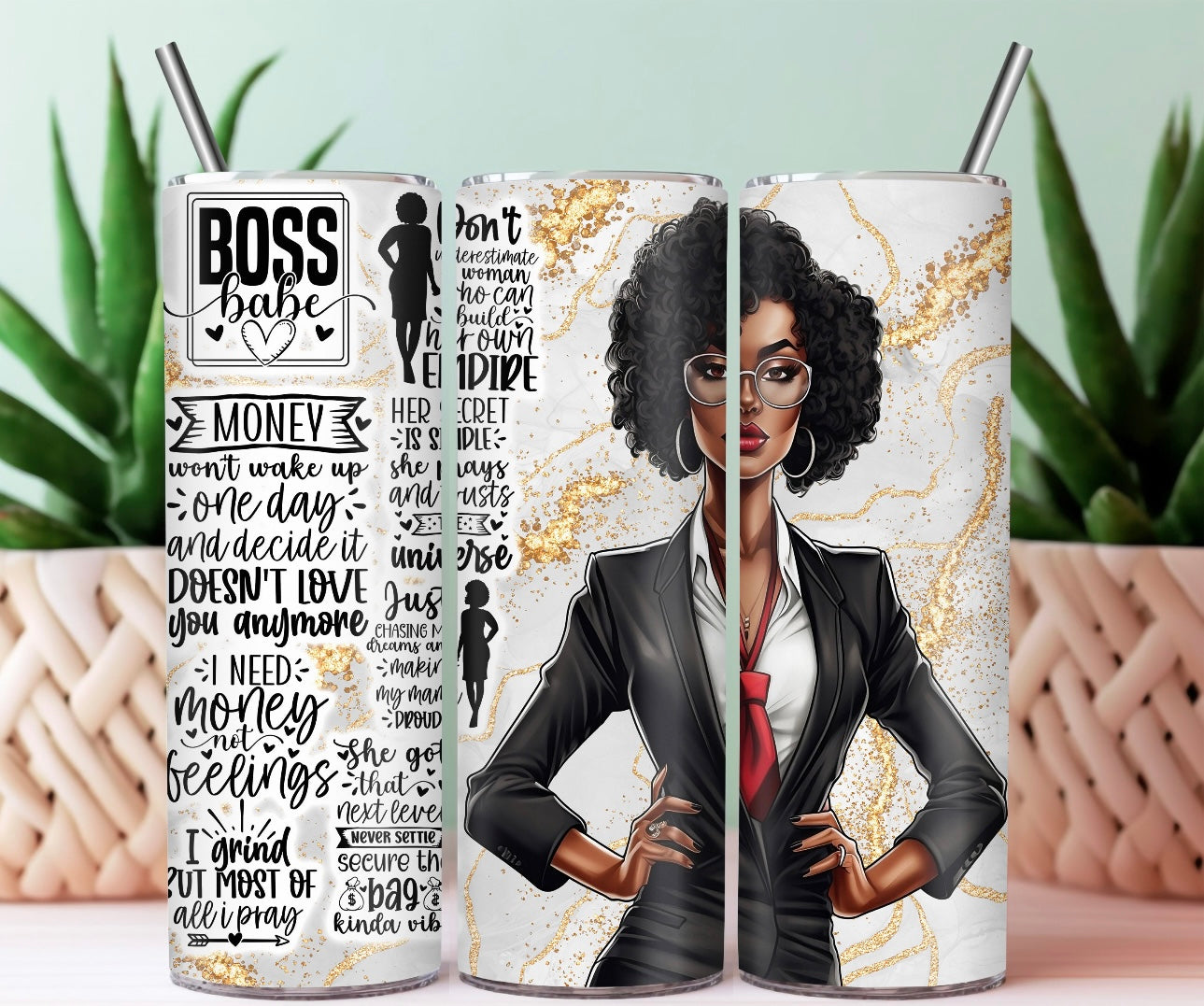 Boss Babe Stainless Steel Tumbler