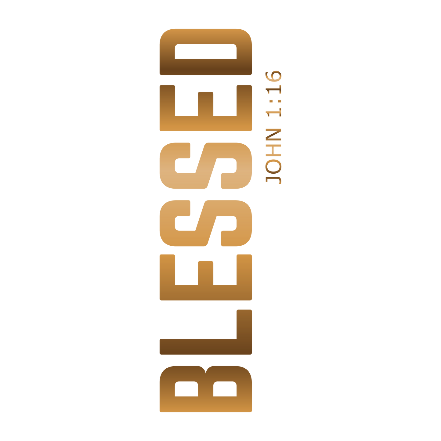 Faith, Chosen, Blessed Stainless Steel Skinny Tumbler