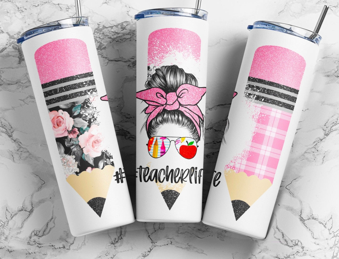 Pencil Stainless Steel Skinny Tumbler