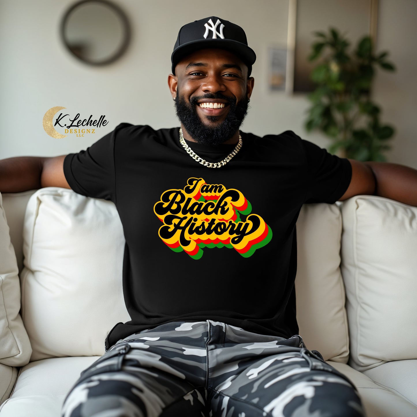 Dell - I am Black History Shirt (70s Style)