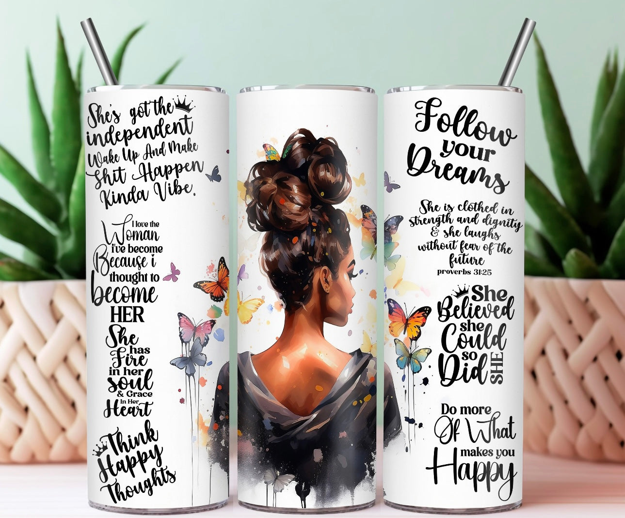 Follow Your Dreams Stainless Steel Tumbler