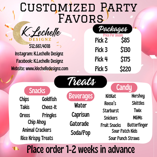 Party Favors Packages